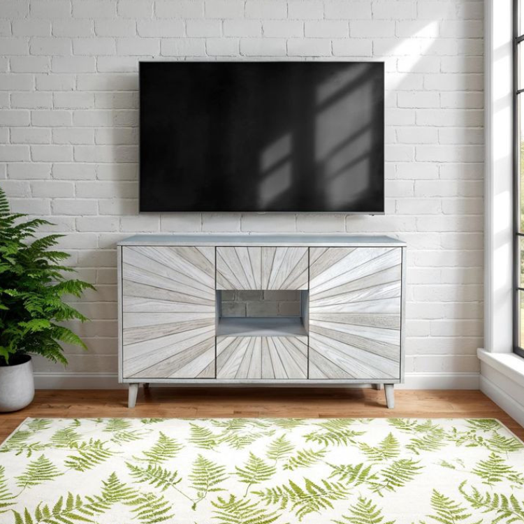 Consola Madera de Roble - Gris