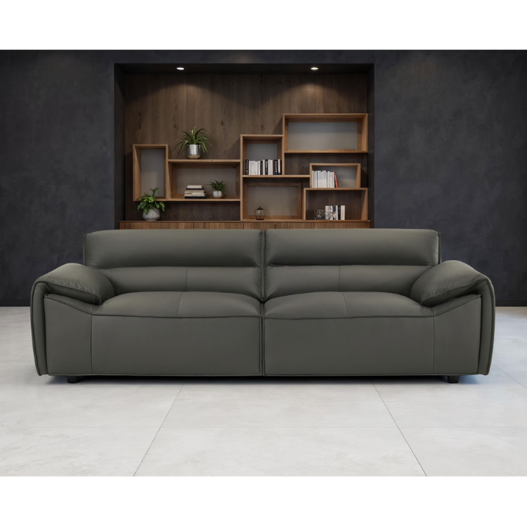 Sofa BUXTON - Cuero Gris