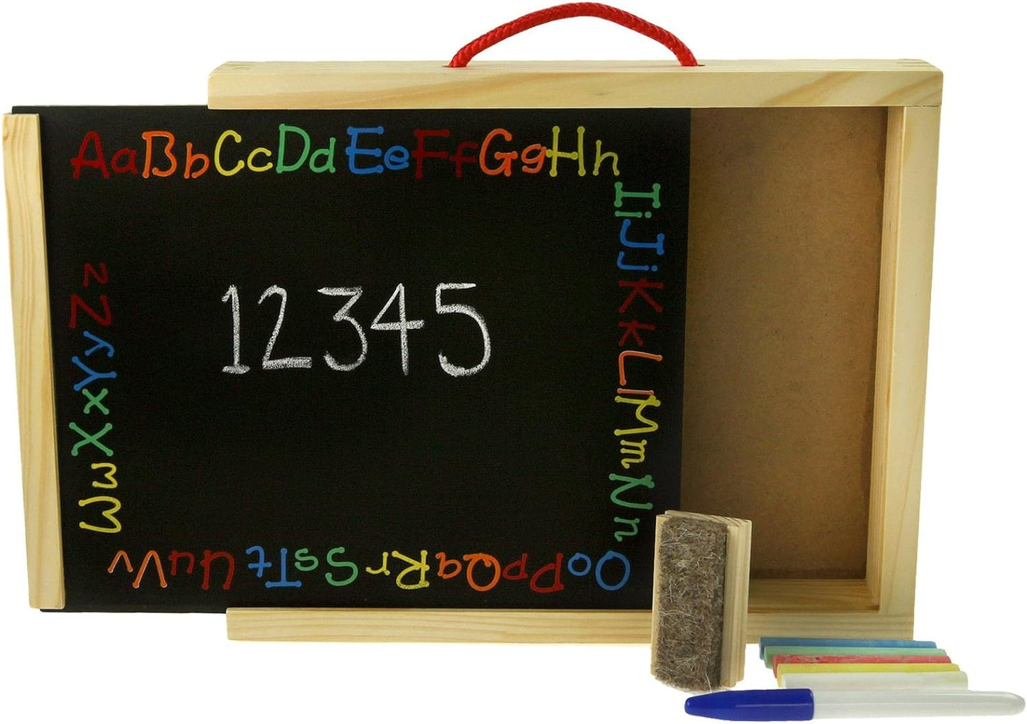 Maletin con doble Pizarra + Estuche de madera
