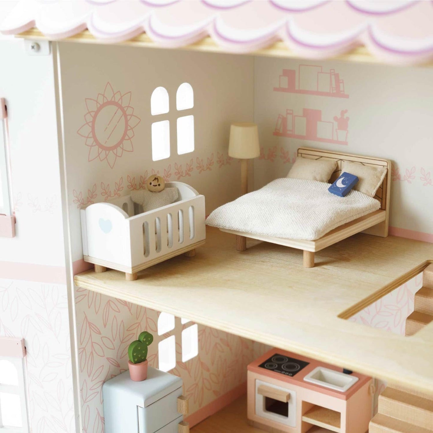Doll house complete furniture set