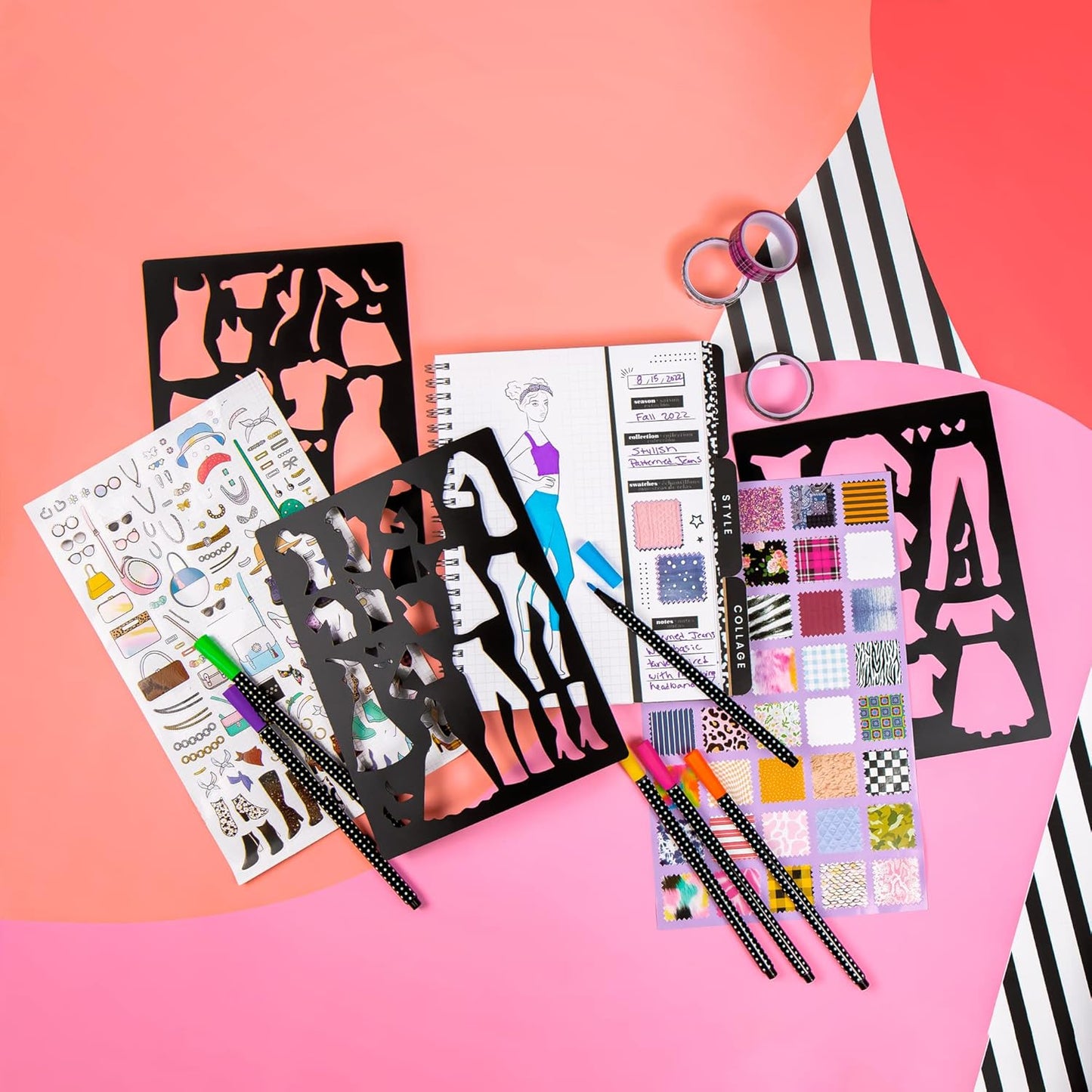 Runway Fashion Graphic Journaling Set