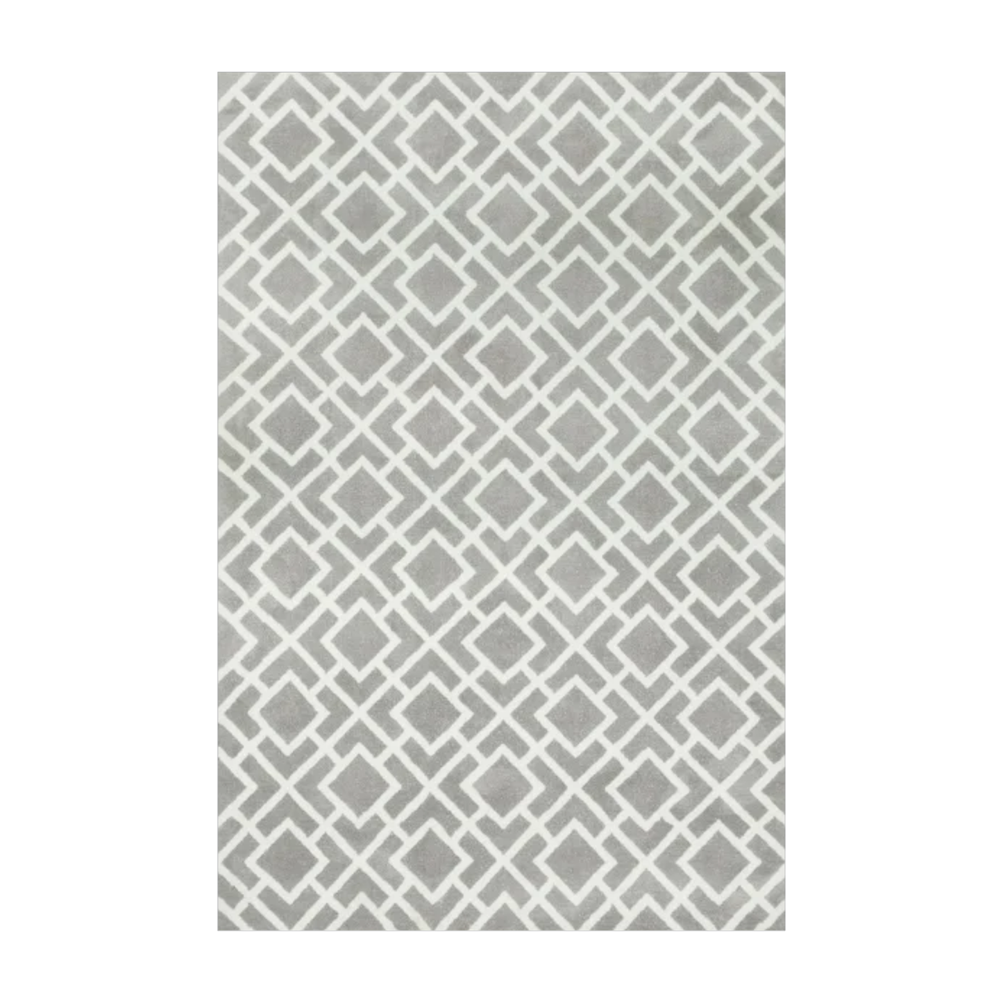 Alfombra Charlotte Gris/Blanco 5x8´