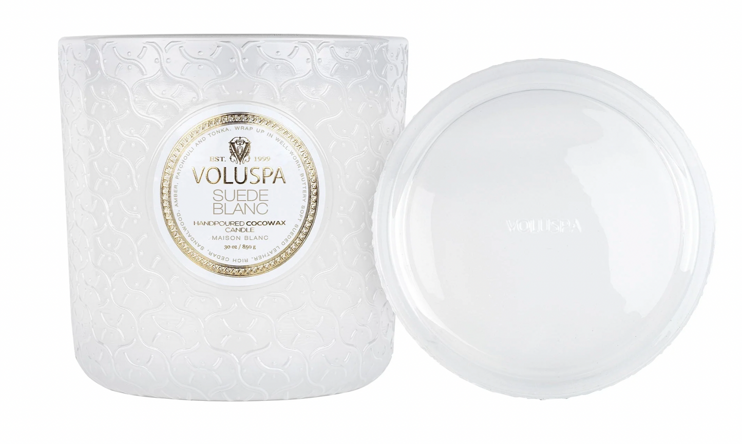 Voluspa Suede Blanc