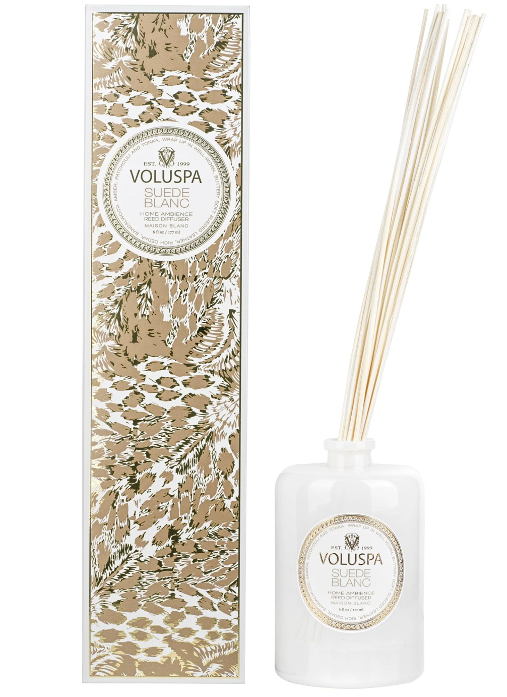 Voluspa Suede Blanc