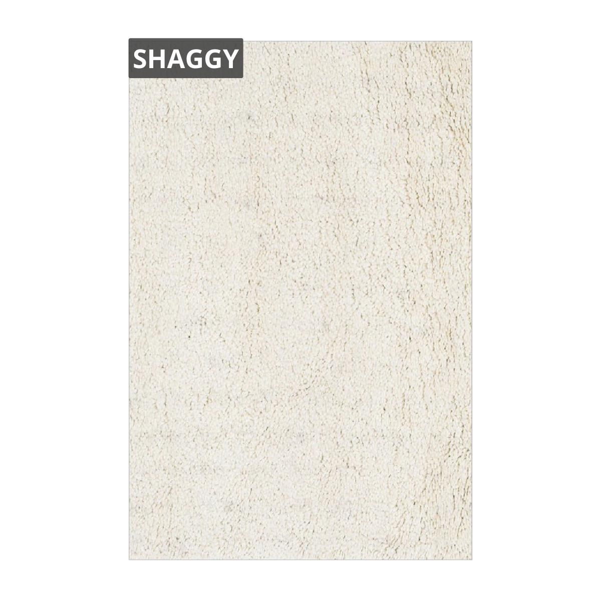 Alfombra 5x8' - Hera Shag Marfil
