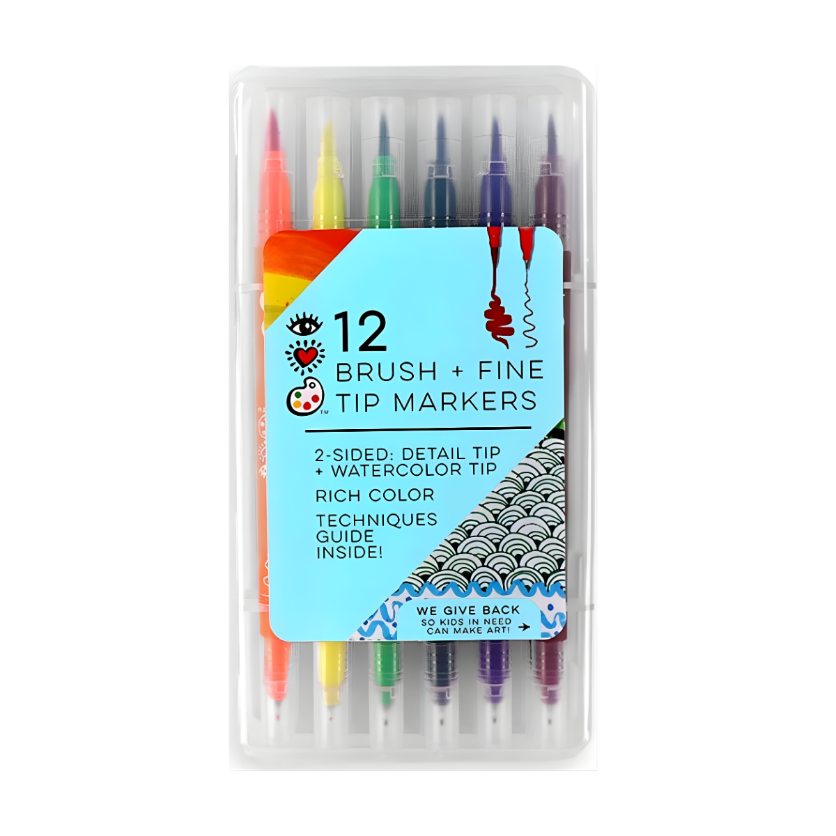 12 BRUSH + FINE TIP MARK