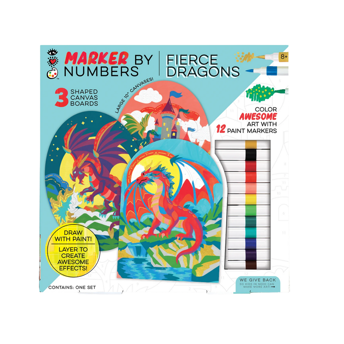 Marker by number FIERCE DRAGON