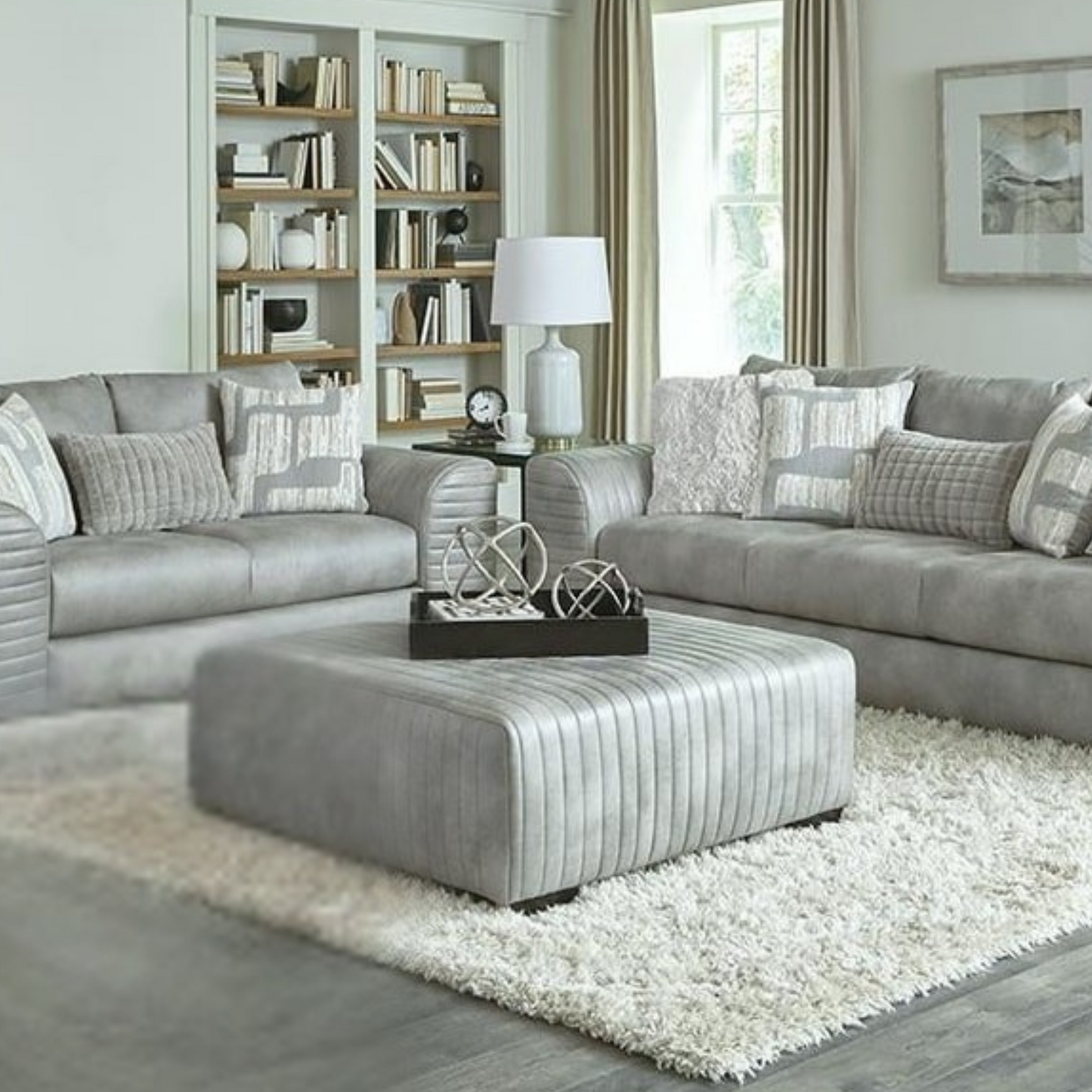 Ottoman Verona Smoky Grey