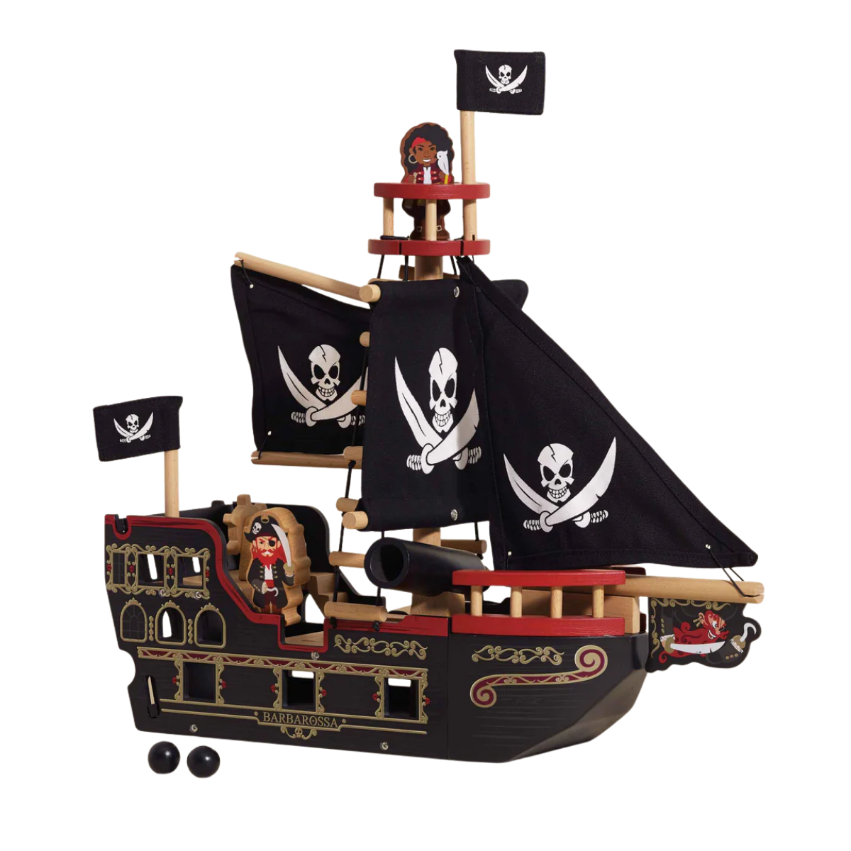 Barco Pirata de Madera