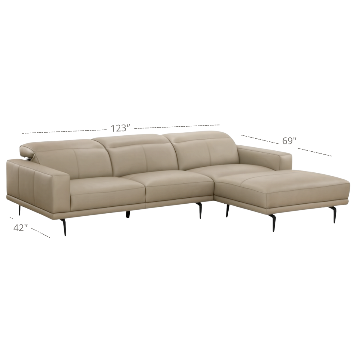 Seccional 2 Piezas AURORA - CUERO Stallion