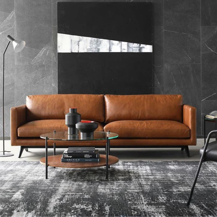 Sofa ROGERS Cuero Café