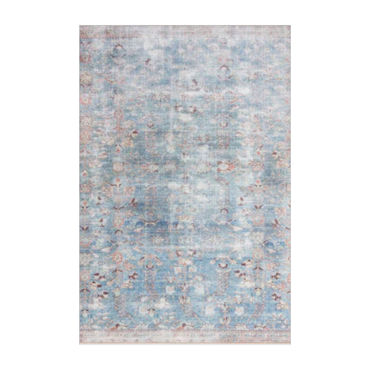 Alfombra 5x8' - Winter Teal Multi