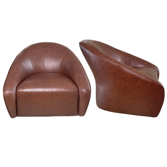 Silla Stacy de Cuero