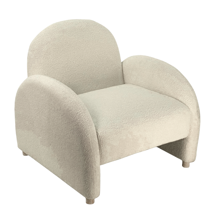 Silla Curve Beige - [Accent Chair]
