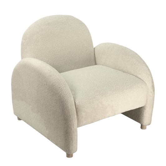 Silla Curve Beige - [Accent Chair]