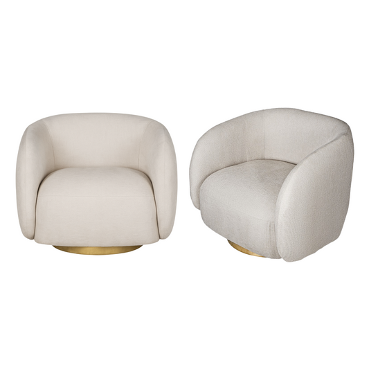 Sillon Swivel Cream Giratorio
