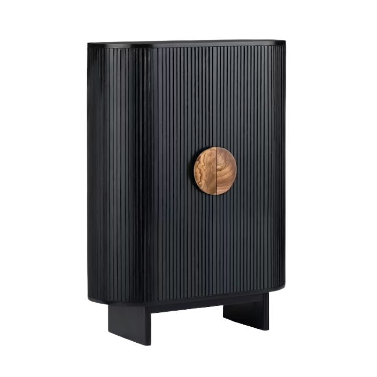 Gavetero Madera Negro 36x16x49"