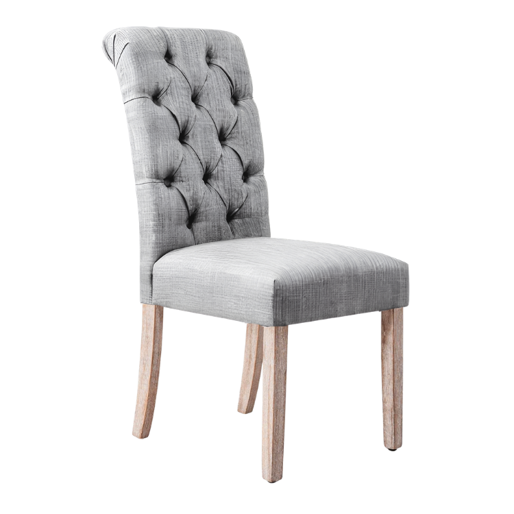Silla Melia - Beige Abullonada