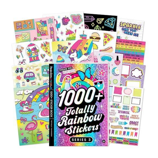 Sticker Book - 1000+ totally  rainbow