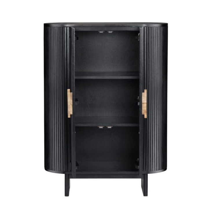 Gavetero Madera Negro 36x16x49"
