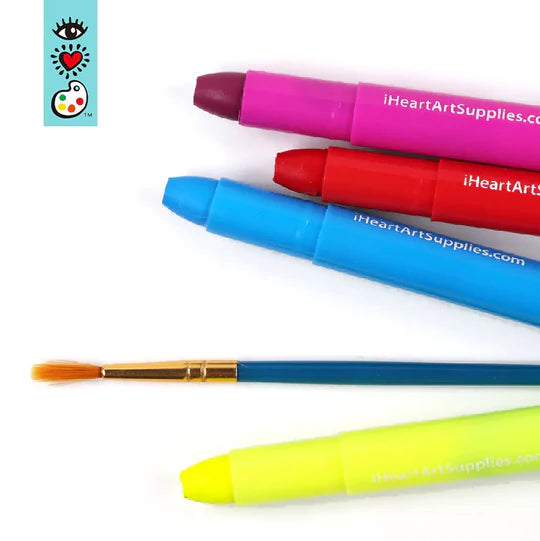 12 Watercolor Pastels + Brush