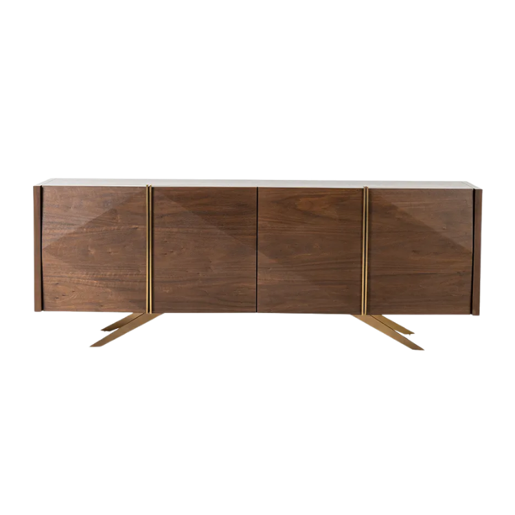 Bufetero Madera Nogal 82x30x20''