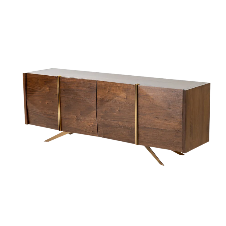 Bufetero Madera Nogal 82x30x20''
