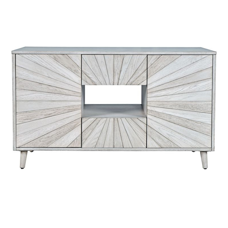 Consola Madera de Roble - Gris