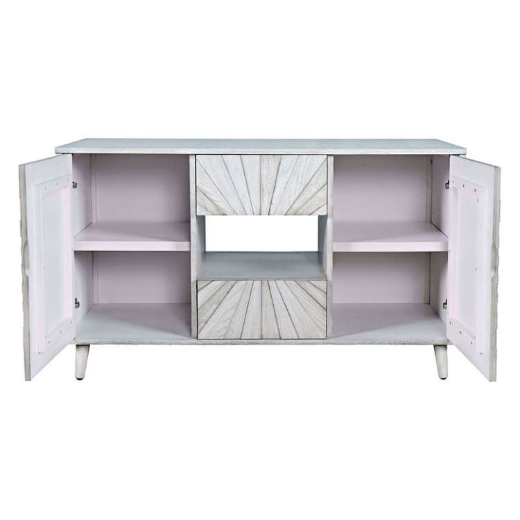 Consola Madera de Roble - Gris