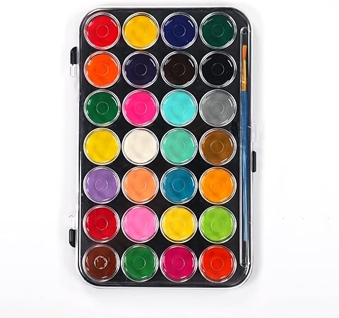 28 Bold + Bright Watercolors