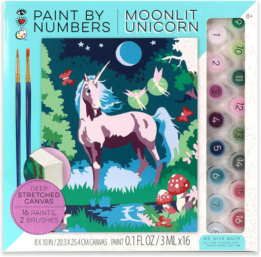 Moonlit Unicorn - Paint By Numbers