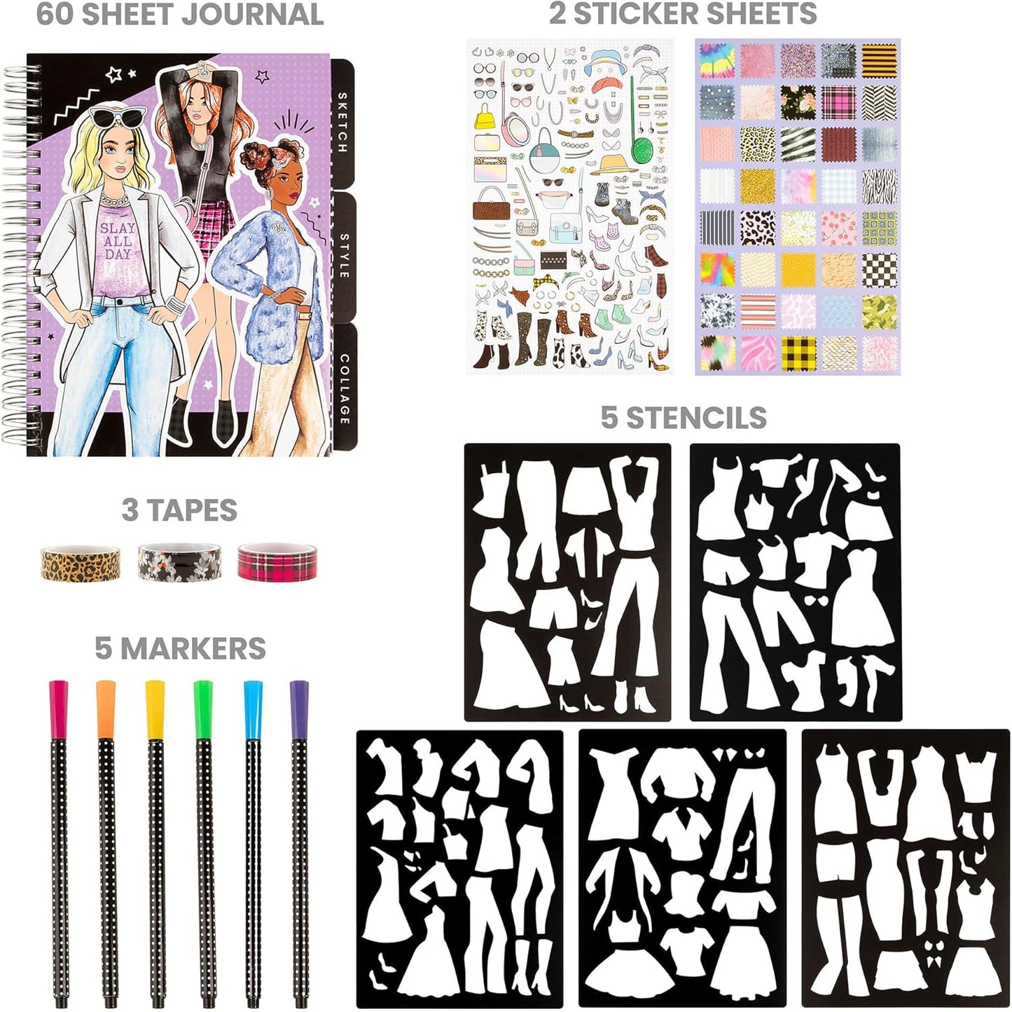 Runway Fashion Graphic Journaling Set
