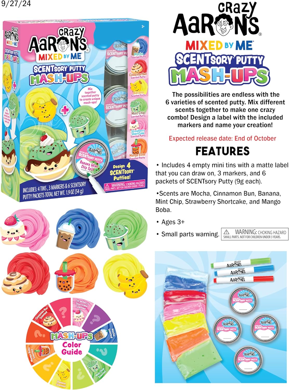 Scentsory putty  mash-ups
