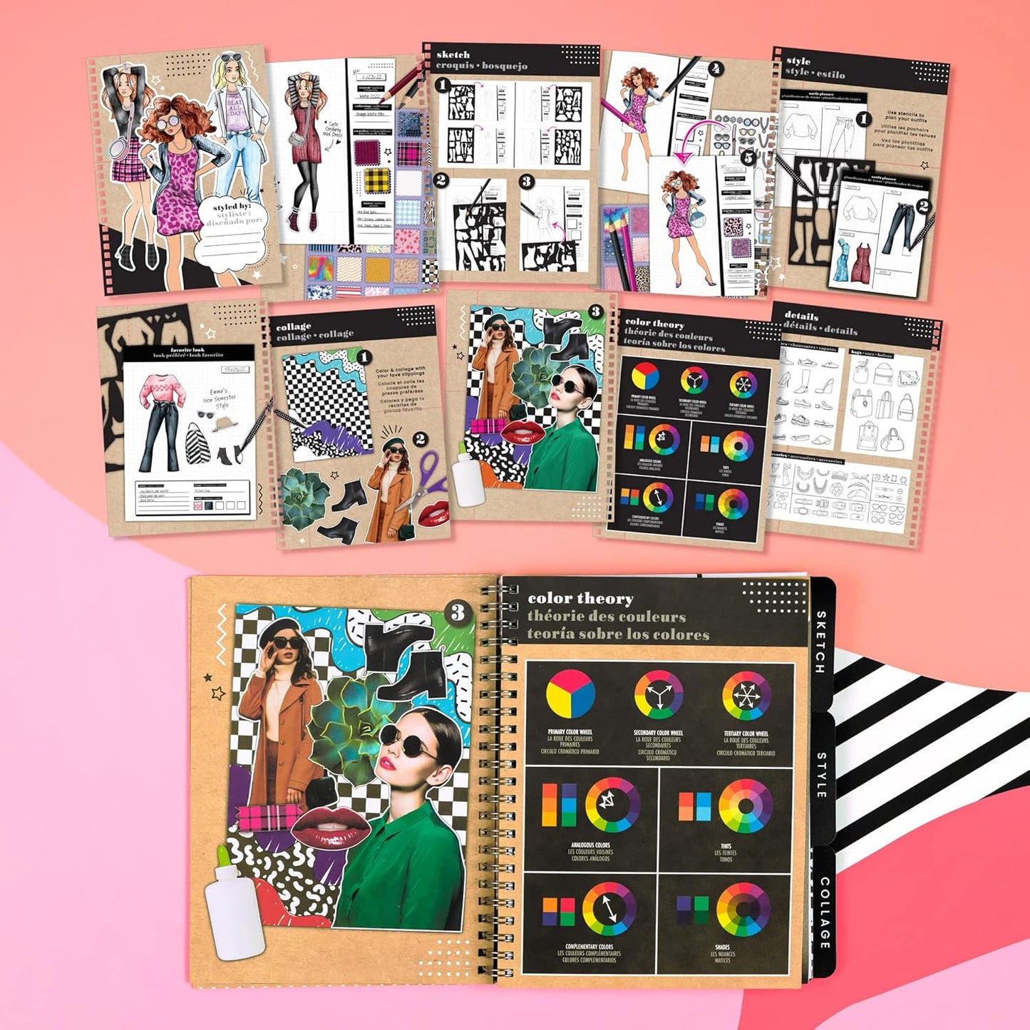 Runway Fashion Graphic Journaling Set