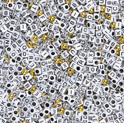 Kit para Pulseras - Alphabet Beads