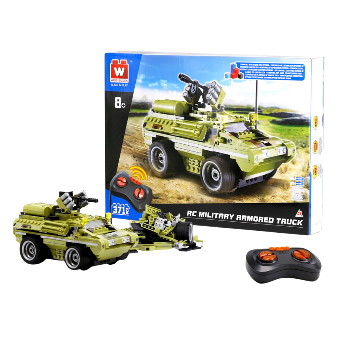 SET MILITARY ARMORED TRUCK - [RC LEGO]