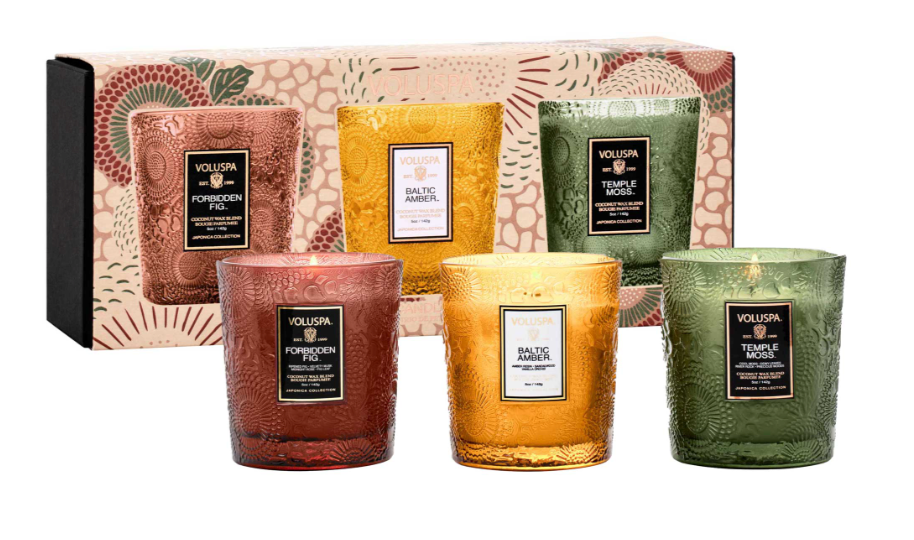 Set de 3 candelas demi candle