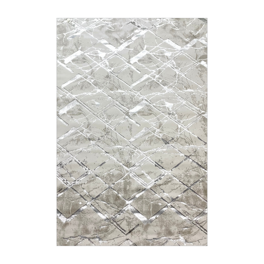 Alfombra - Glitz Ivory/Gris