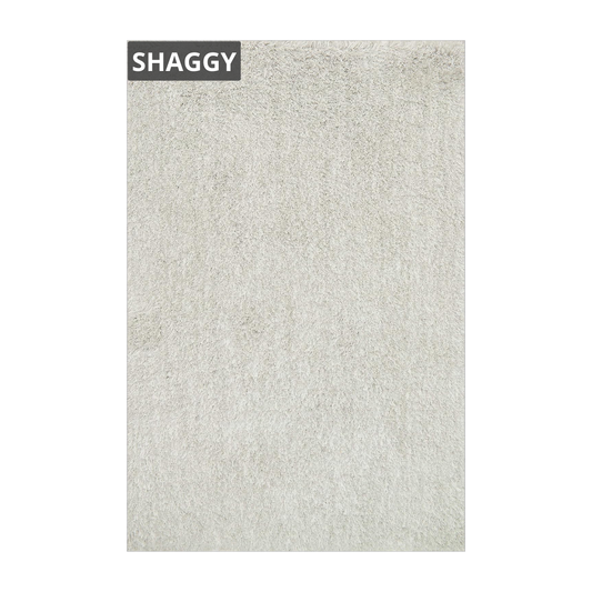 Alfombra 5x8' - Kendall Shag Plateada