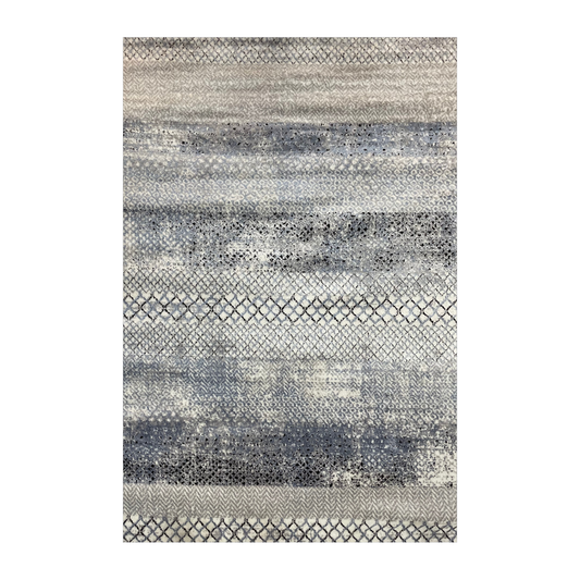 Alfombra Amelia Azul Crema 5×8'