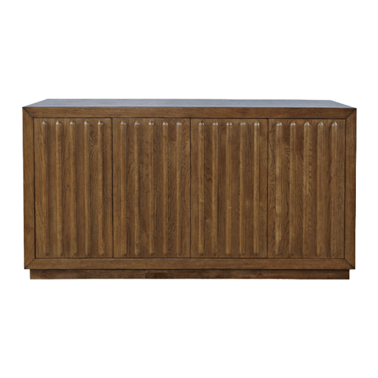 Bufetero 4 Puertas Madera de Castaña 18X60X32
