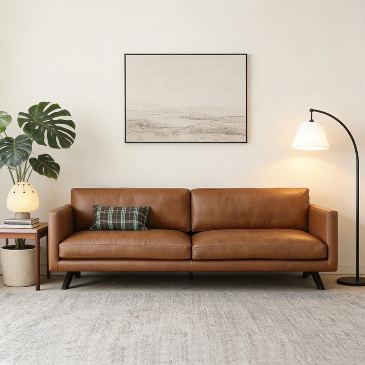 Sofa ROGERS Cuero Café