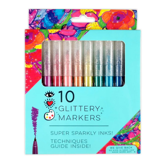 10 Glittery Markers