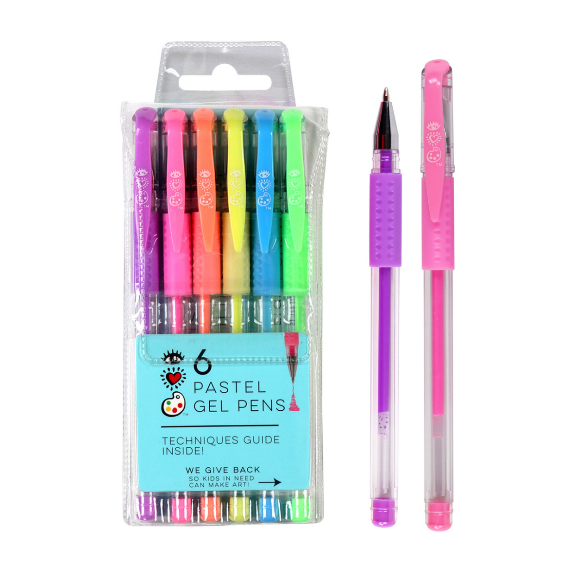 6 Pastel Gel Pens