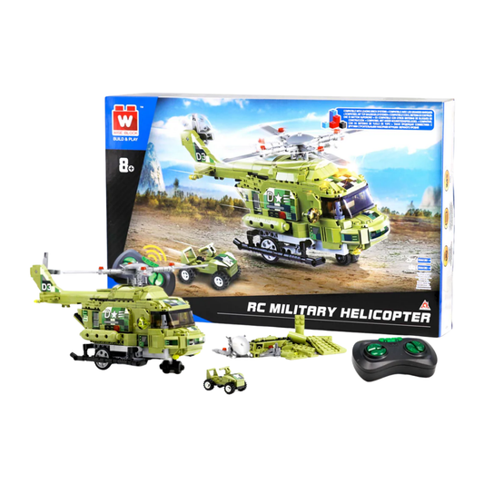 SET MILITARY HELICOPTER - [RC LEGO]