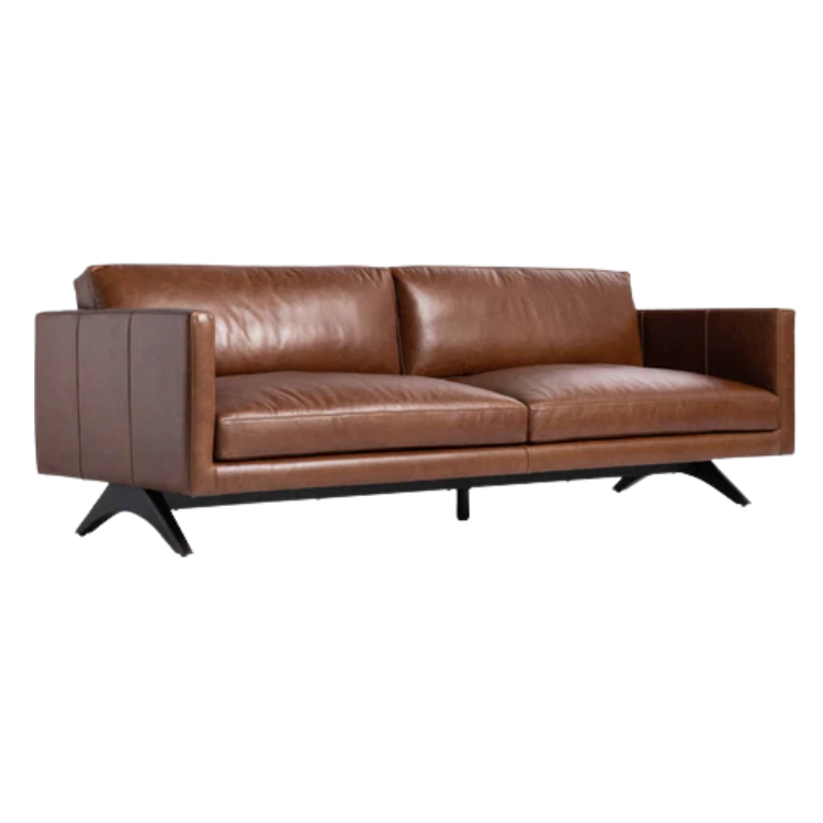 Sofa ROGERS Cuero Café