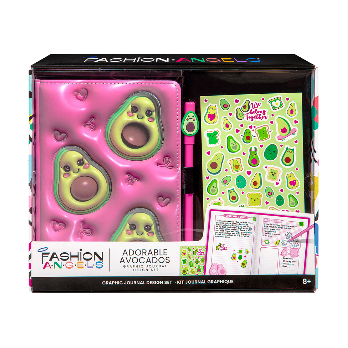 Journal adorable avocados  graphic