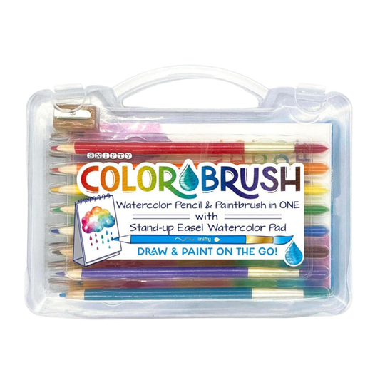 COLOR BRUSH WATERCOLOR PENCIL & PAINTBRUSH