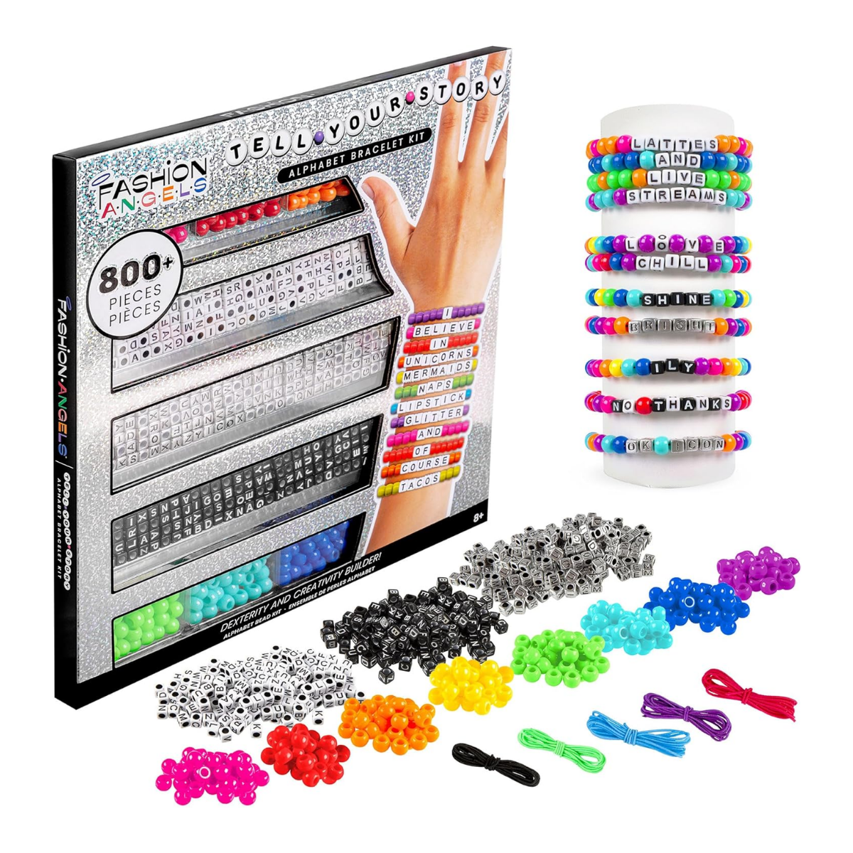 Tell your story alphabet bracelet kit