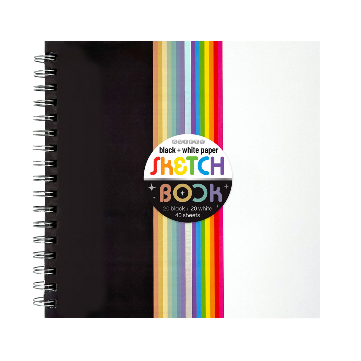 BLACK + WHITE PAPER SKETCH BOOK